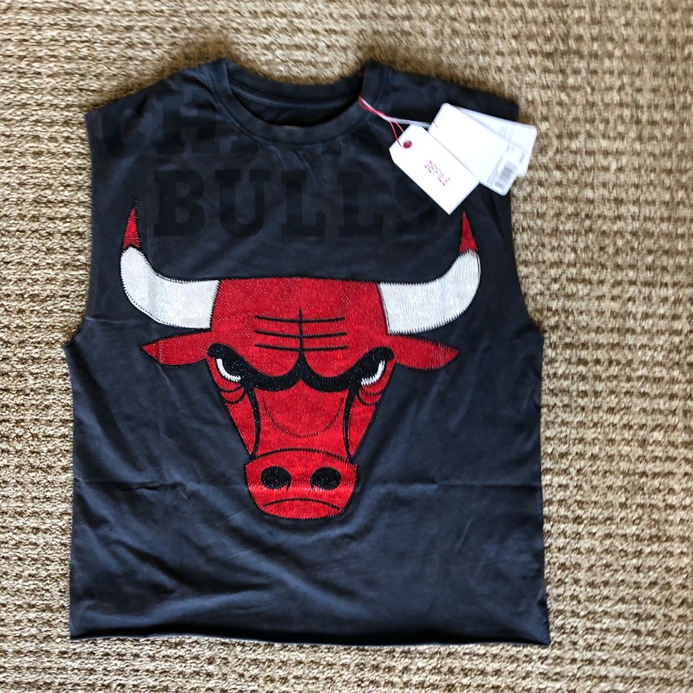 Zadig & Voltaire Chicago Bulls Chrystal Tank NWT